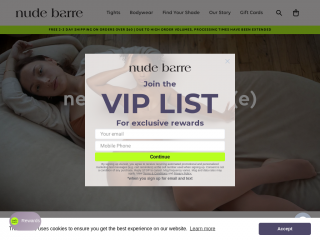 nudebarre.com screenshot