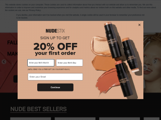 nudestix.com screenshot