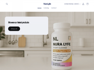 nuralyfe.store screenshot