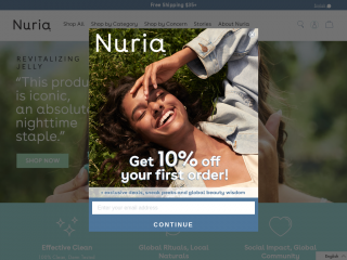 nuriabeauty.com screenshot
