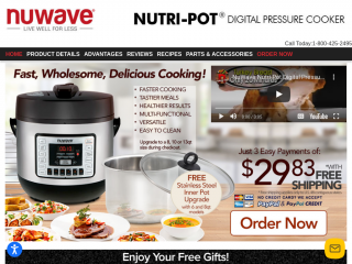 nuwavenutripot.com screenshot