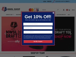 nwslshop.com screenshot