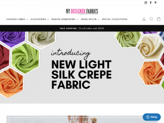 nydesignerfabrics.com screenshot