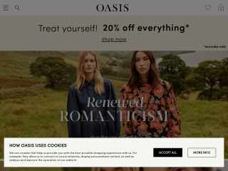 oasisfashion.com screenshot