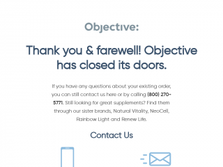 objectivewellness.com screenshot