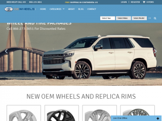 oewheelsllc.com screenshot