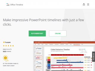 officetimeline.com screenshot