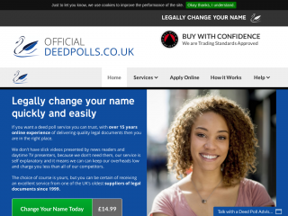 official-deedpolls.co.uk screenshot