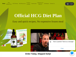 officialhcgdietplan.com screenshot