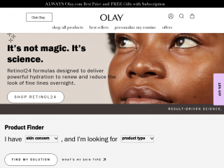 olay.com screenshot