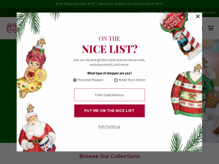 oldworldchristmas.com screenshot