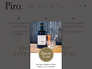 olio-piro.com screenshot