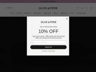 oliveandpiper.com screenshot