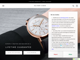 olivercoen.com screenshot