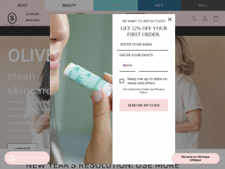 olivespa.com screenshot