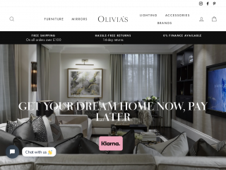 olivias.com screenshot