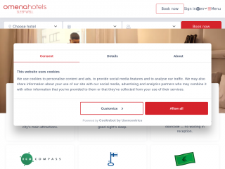 omenahotels.com screenshot