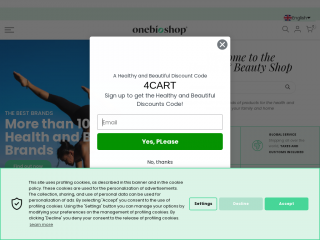 onebioshop.com screenshot
