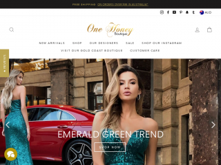 onehoneyboutique.com screenshot