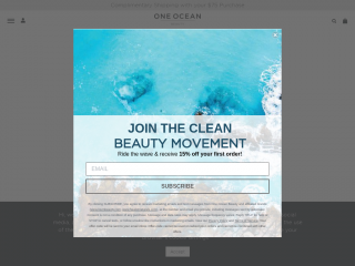 oneoceanbeauty.com screenshot