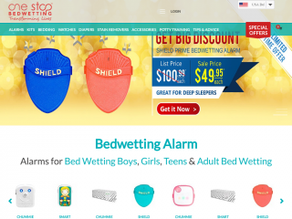 onestopbedwetting.com screenshot