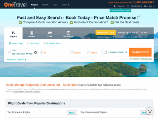 one travel deals