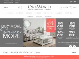 oneworldcollection.com.au screenshot