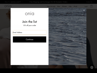 onia.com screenshot