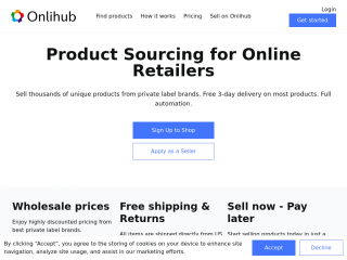 onlihub.com screenshot