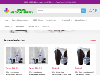 onlinemedicalsupply.com screenshot