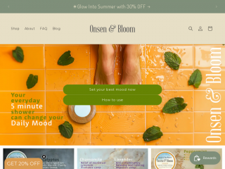 onsenandbloom.com screenshot