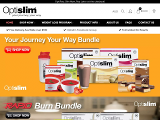 optislim.com.au screenshot