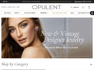 opulentjewelers.com screenshot