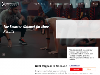 orangetheory.com screenshot