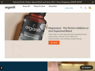 organifishop.com screenshot