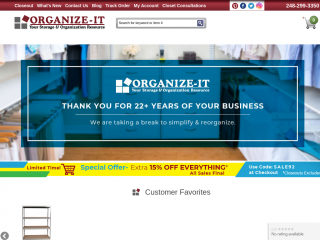 organizeit.com screenshot