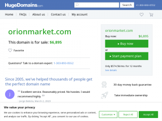 orionmarket.com screenshot