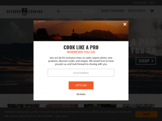 outdoorcooking.com screenshot