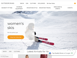 outdoordivas.com screenshot