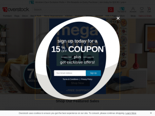 overstock.com screenshot