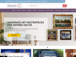 overstockart.com screenshot