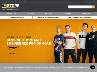 overwatchleaguestore.com screenshot