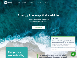 ovoenergy.com.au screenshot