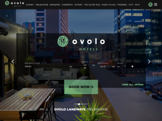 ovolohotels.com.au screenshot