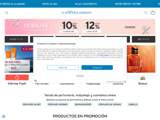pacoperfumerias.com screenshot