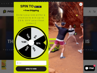 paddlesmash.com screenshot