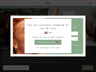 paiskincare.com screenshot