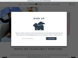 papercape.com screenshot