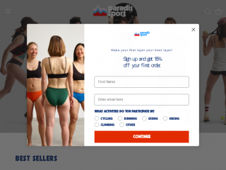 paradissport.com screenshot