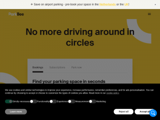 parkbee.com screenshot